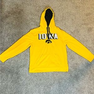 Top Of The World University Of Iowa Hawkeyes Yellow Hoodie Pullover Size L